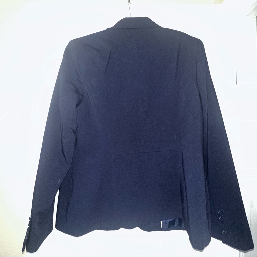 Liz Claiborne Suit Blazer Jacket Navy Size 14 - Picture 2 of 6